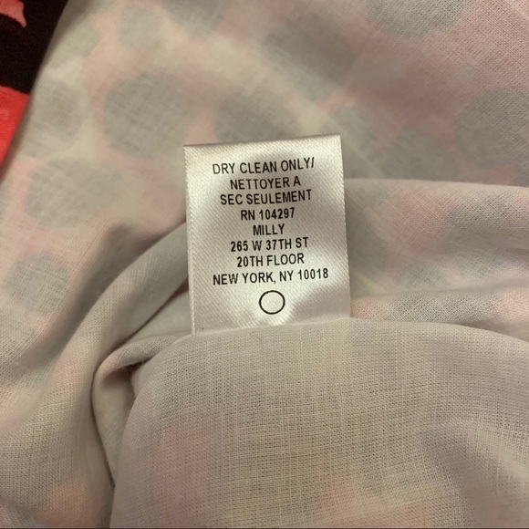 Milly of New York Pink Black BLOSSOM PINK Dress 6 - Picture 10 of 14